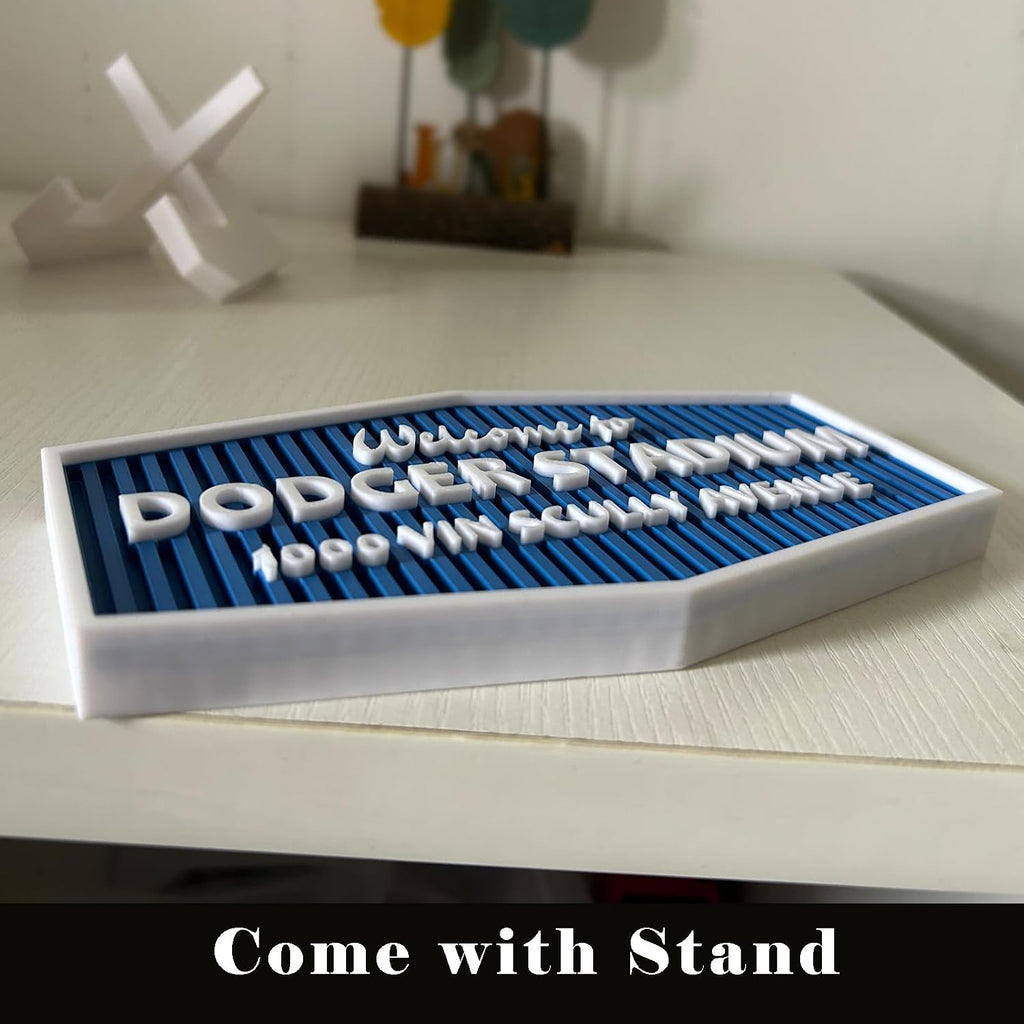 Dodger Stadium Sign for Baseball Fan, 3D Decorative Collectible Accessory