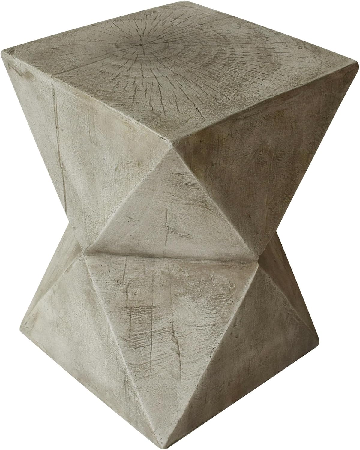 Christopher Knight Home Manuel Light-Weight Concrete Accent Table, Natural, 12.5D x 12.5W x 17.75H in