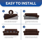 KEKUOU Stretch Sofa Cover Slipcover ，Couch Covers - Image 6
