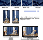 Simplebrand Ava Royal Blue Blackout Curtains - Image 9