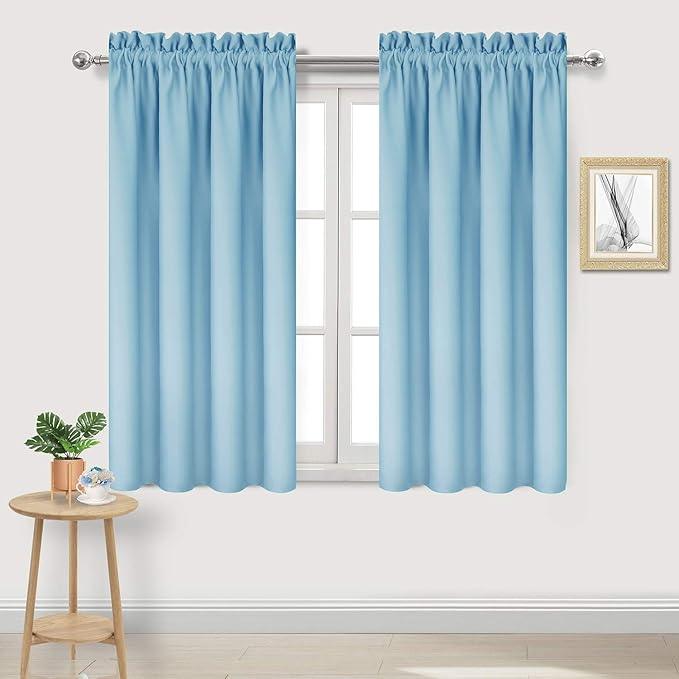 DWCN Light Blue Blackout Curtains by DWCN