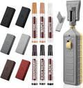 Laminate Floor Repair Kit, 6PCS Vinyl Floor Wax with 6PCS Wood Touch Up Markers, Fix Scratches, Stains, Cracks, Holes
