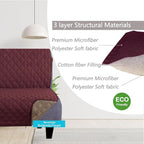 U-NICE HOME Futon Sofa Covers Reversible Sofa Slipcover Armless Cover Furniture - Image 3