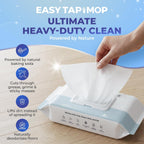 EASY TAP MOP Baking Soda Cleaning Wipes - for Quick Spot Wet Floor Mopping