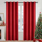 MIULEE Christmas Blackout Curtains 84 Inches Long by MIULEE