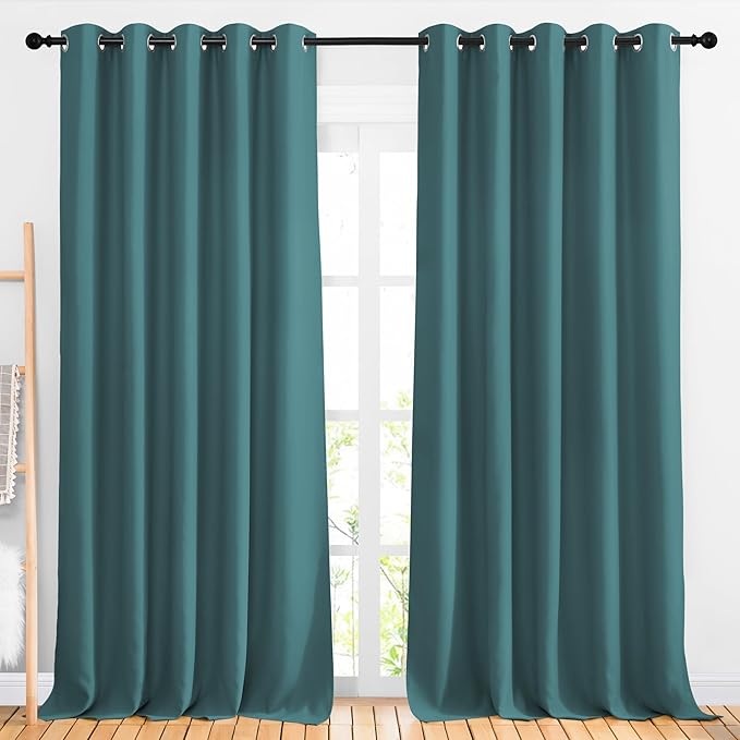 NICETOWN Blackout Sea Teal Curtains by NICETOWN
