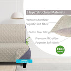 U-NICE HOME Futon Sofa Covers Reversible Sofa Slipcover Armless Cover Furniture - Image 3