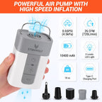 ETENWOLF Air Pump for Inflatables with 10400 mAh Battery & Camping Light