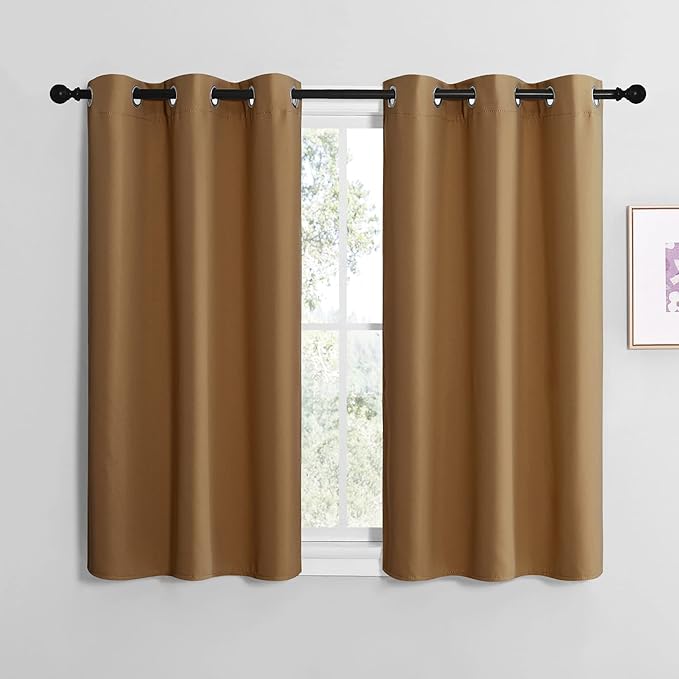 NICETOWN Sleek Blackout Curtains 40 inches Length by NICETOWN
