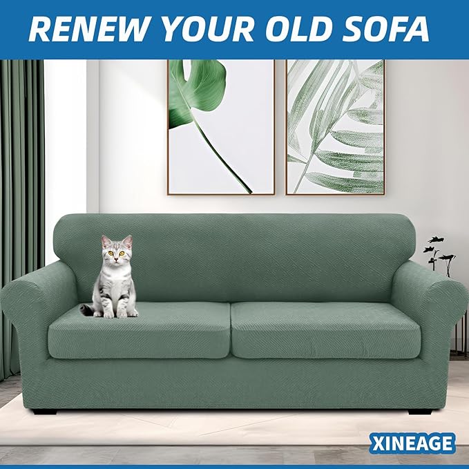 XINEAGE New 3 Pieces Couch Covers - Image 2