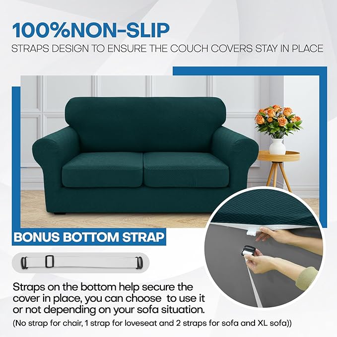 XINEAGE 2026 New 4 Pieces Couch Covers - Image 5