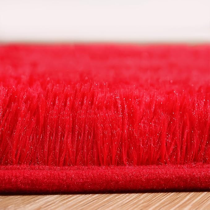 Amearea Shag Fluffy Area Rug for Bedroom Girls Living Room, Extra Soft and - Image 9