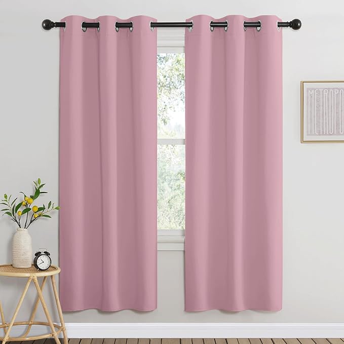 NICETOWN Crystal Pink Blackout Curtains by NICETOWN