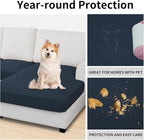 Easy-Going Stretch 3 Pieces Couch Cushion Covers - Image 3