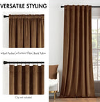MIULEE Velvet Curtains 108 inches - Image 2