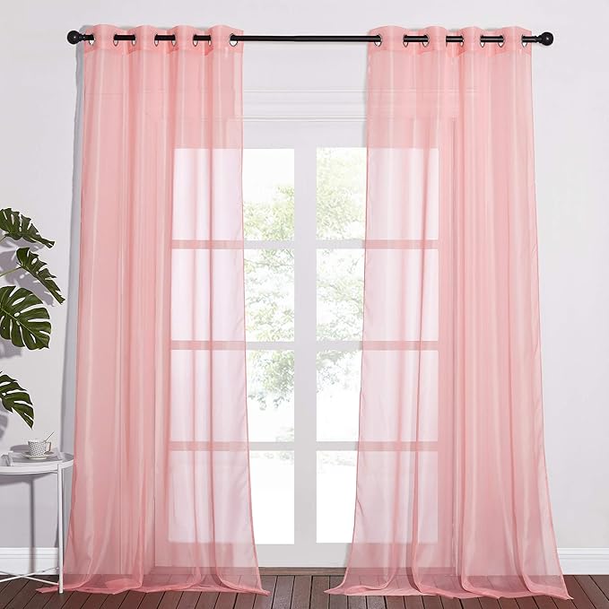 NICETOWN Sheer Curtains Extra Long 96-inch by NICETOWN