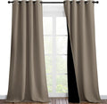NICETOWN Full Shading Curtains 90 inches Long 2 Panels Set by NICETOWN