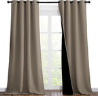 NICETOWN Full Shading Curtains 90 inches Long 2 Panels Set by NICETOWN