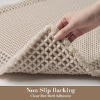 RESARE Waffle Bathroom Runner Rugs, Super Absorbent Bath Mat Non Slip Washable - Image 4