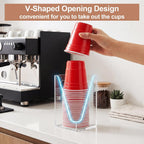 Cup Dispenser, Wall Mount Cup Holder for Water Cooler Fit Up to14oz Cups