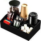 Coffee Bar Accessories, Acrylic Coffee Station Organizer Storage Box