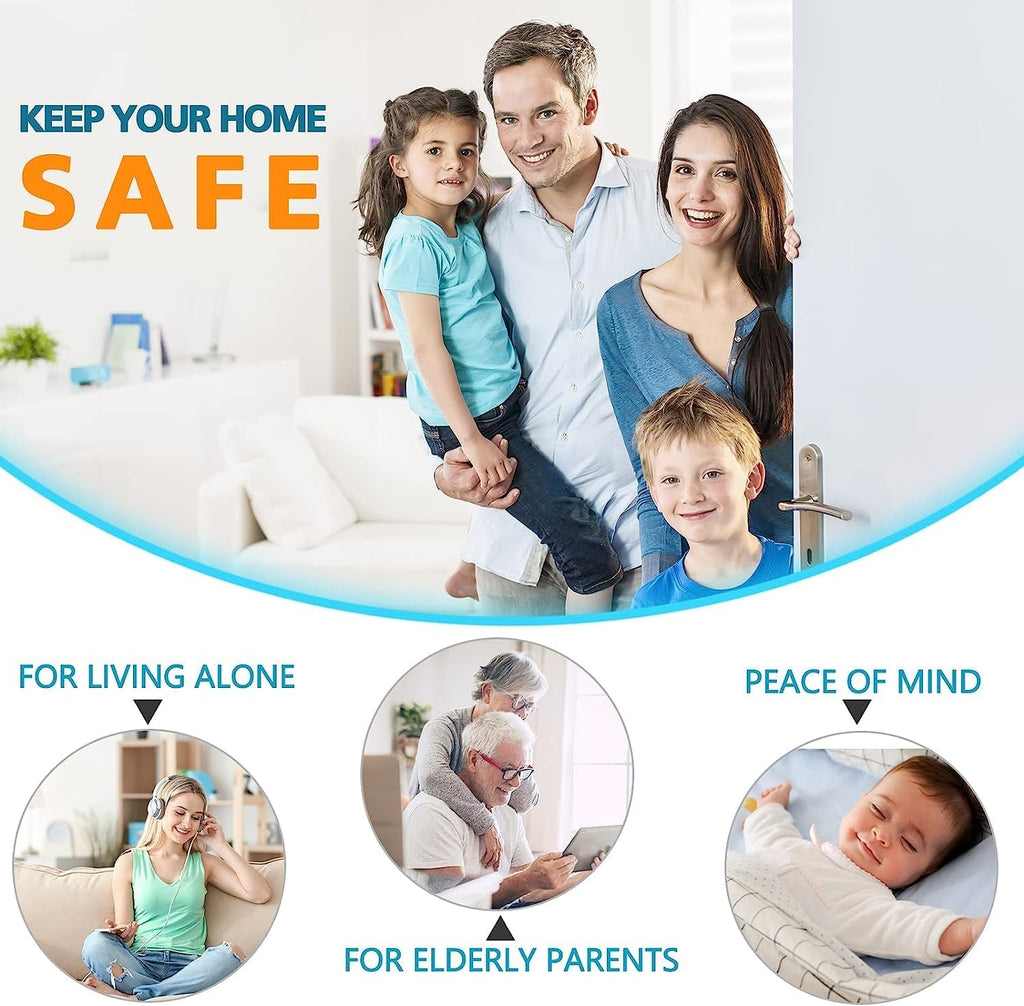Home Security Door Reinforcement Lock Front Door Lock for Kids Safety Latch