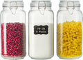 Large Glass Storage Containers with Airtight Lids 78oz 3 Pack
