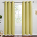 NICETOWN Paler Yellow Room Darkening Curtains by NICETOWN