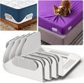 B-Land Bed Sheet Holders for Corners:Non-Stretch Fitted Sheet Grippers