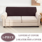 Couch Cushion Cover Loveseat Cover or 2 Seat Sofa Cover Washable Stretch - Image 3