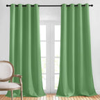 NICETOWN Forest Green Reducing Grommet Curtains by NICETOWN