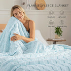 Exclusivo Mezcla Twin Size Flannel Fleece Blanket, Super Soft and Warm - Image 3