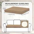 8Pcs Stretch Patio Cushion Covers, Outdoor Couch Covers Replacement, Outdoor - Image 2
