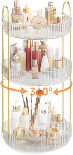 Rotating Makeup Organizer Countertop, Skincare Organizers