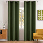 MIULEE 90" Long Blackout Room Darkening Curtains Thermal Insulated Drapes Solid by MIULEE