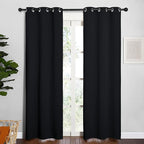 NICETOWN Blackout Draperies Window Curtain Panels, Autumn/Winter Thermal - Image 2