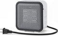 Amazon Basics Ceramic Space Heater, Portable Mini Heater for Office Desk, Fast Heating, Efficient, Indoor Use, 500W, With Tip-Over Protection, Lightweight 1.4 lbs,