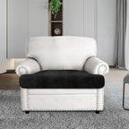 Leather Look Couch Cushion Covers Sofa Seat Slipcovers Sets Couches Furniture - Image 3