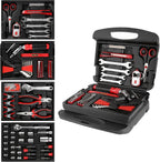 229 Piece Tool Set for Home, Household Basic Repair Tool Kit with Storage ToolBox, Hand Tool Set for Home, Socket Wrench Set for Car, Garage