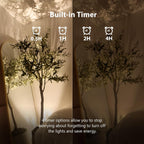 Brightown 2 Pack Uplights Indoor Floor Can Lights with Remote and Timer