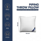 Utopia Bedding Throw Pillow Inserts, 18 x 18 Inches Decorative Indoor Pillows - Image 2