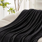 Exclusivo Mezcla Fleece Bed Blanket Twin Size, Super Soft and Warm Blankets - Image 5