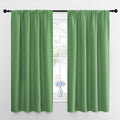 NICETOWN Window Curtains for Bedroom, Froest Green, 2 Panels, W42 x L48 -Inch by NICETOWN