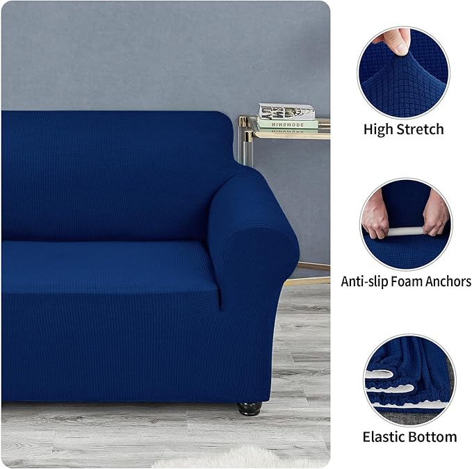 Joccun Stretch Loveseat Couch Cover, 1-Piece Sofa Cover - Image 5