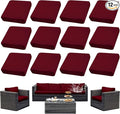 Outdoor Cushion Covers Set, Replacement by SUKAIKEQA