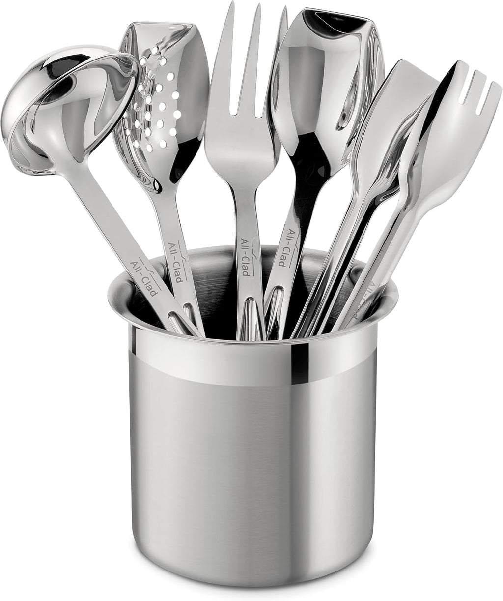 All-Clad Specialty Stainless Steel Kitchen Gadgets Spoon Kitchen Tools, Kitchen Hacks Silver