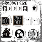 Umigy 15 Pcs Halloween Decor for Home Ghost Tiered Tray Decor Set