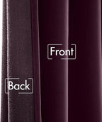 MIULEE Dark Purple Velvet Curtains 90 inches - Image 6