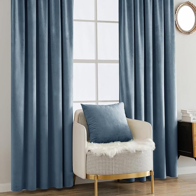 MIULEE Velvet Curtains 84 inches - Image 7