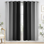 Yakamok 100% Blackout Curtains 72 Inch Length 2 Layers, Light Blocking Thermal - Image 2